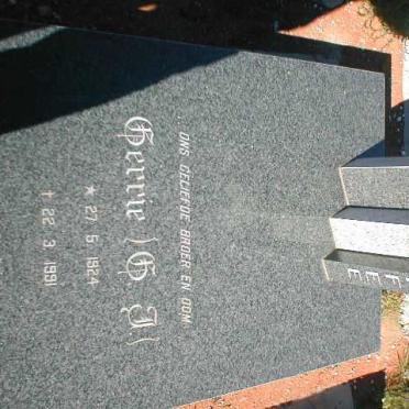 COFFEE Gerrie G. J. 1924-1991