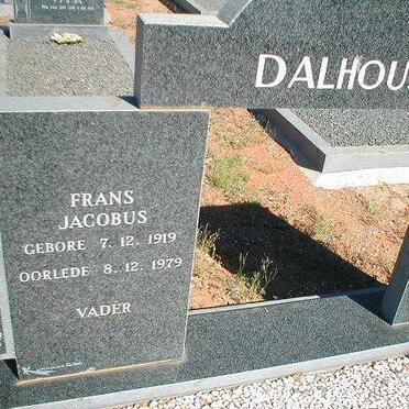 DALHOUZIE Frans Jacobus 1919-1979