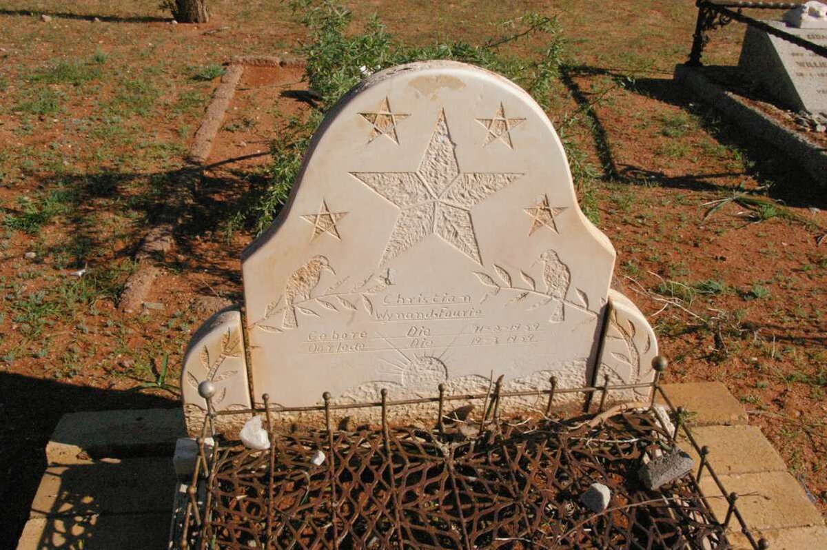 FOURIE Christian Wynand 1959-1959