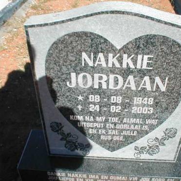 JORDAAN Nakkie 1948-2003