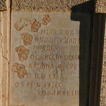 KEEVE Cornelia Helena Katrina 1869-1950