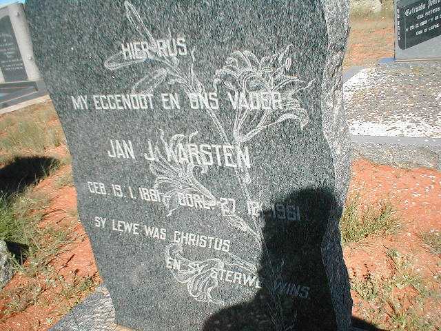 KARSTEN Jan J. 1881-1961
