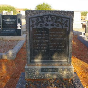 LIEBENBERG Gysbert Johannes 1860-1954
