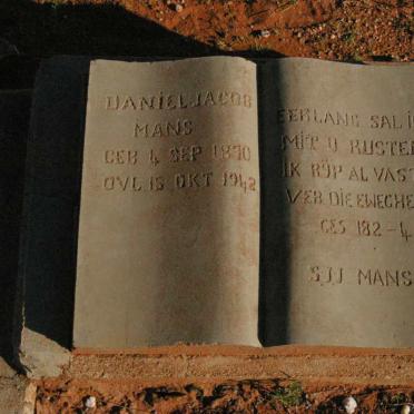 MANS Daniel Jacob 1870-1942