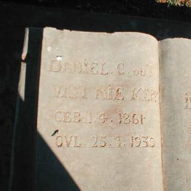 NIEKERK Daniel C.du T., van 1861-1939