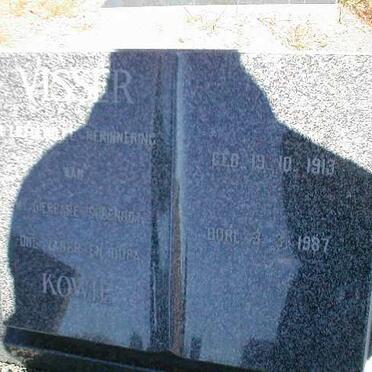 VISSER Kowie 1913-1987