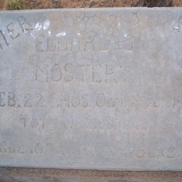 MOSTERT Eduard J. 1905-1976