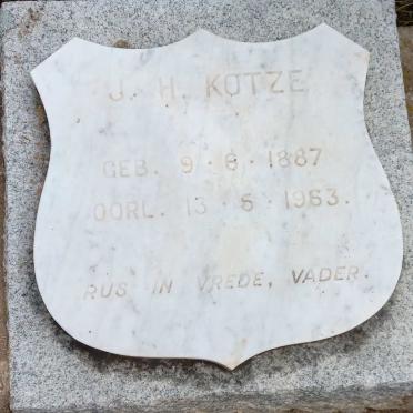 KOTZE J.H. 1887-1963