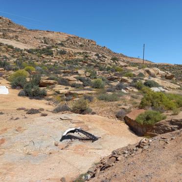 Northern Cape, NAMAQUALAND district, O'Kiep, Goodhouse Street, Roadside memorial