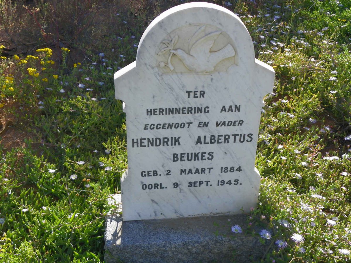 BEUKES Hendrik Albertus 1884-1945