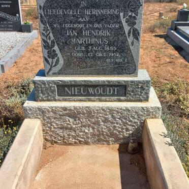 NIEUWOUDT Jan Hendrik Marthinus 1885-1952