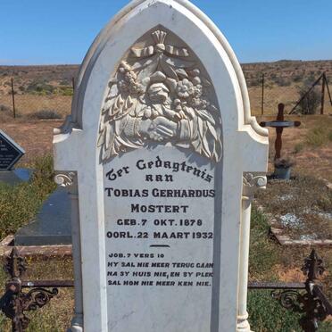 MOSTERT Tobias Gerhardus 1878-1932