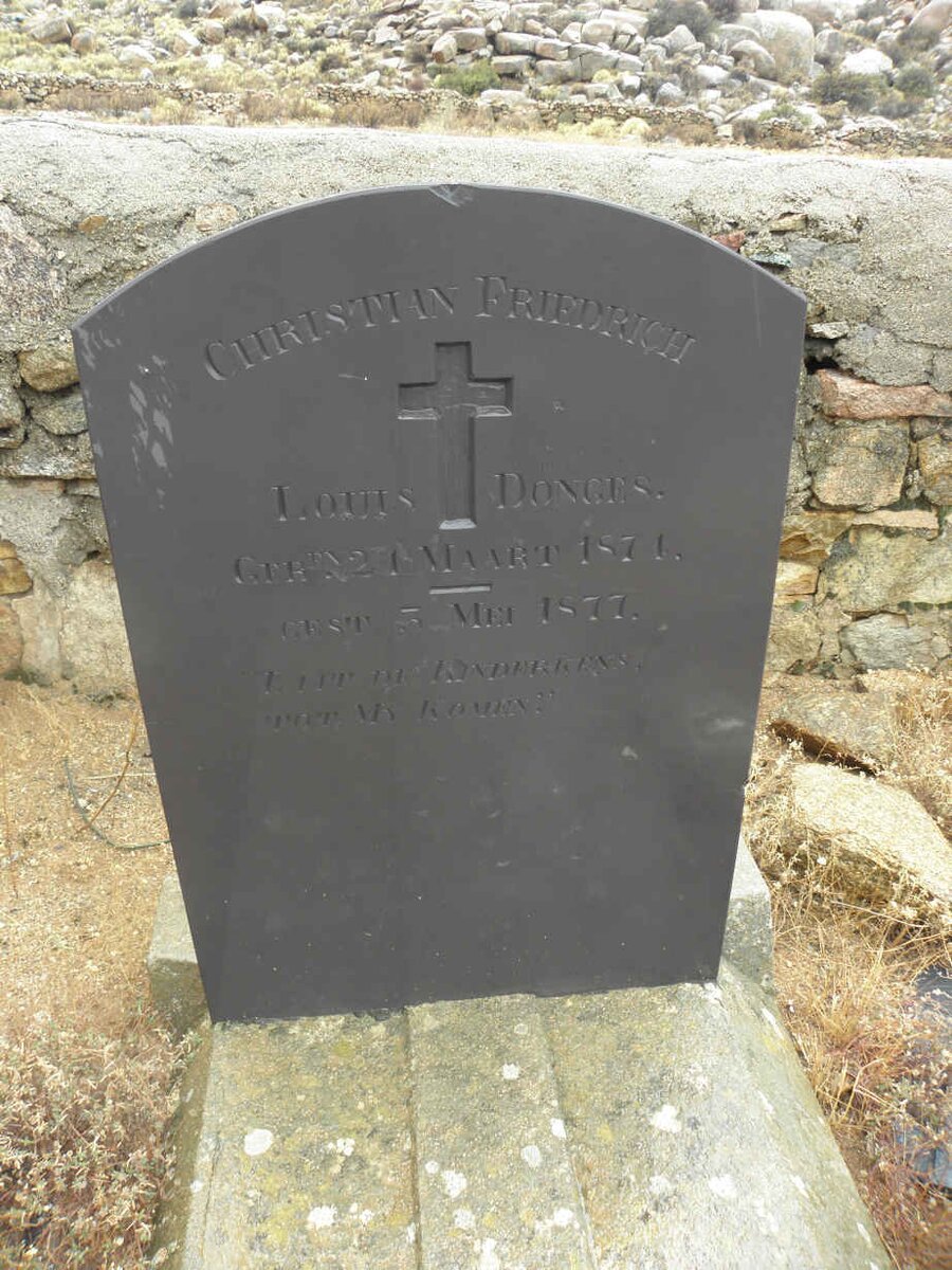 DONGES Christian Friedrich Louis 1871-1977