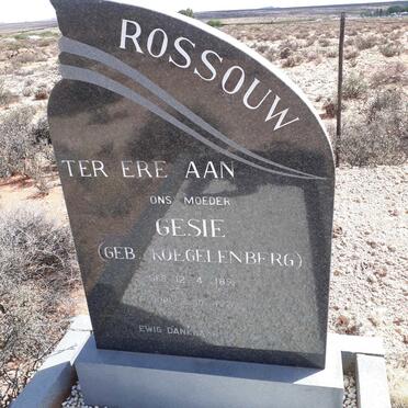 ROSSOUW Gesie nee KOEGELENBERG 1891-1976