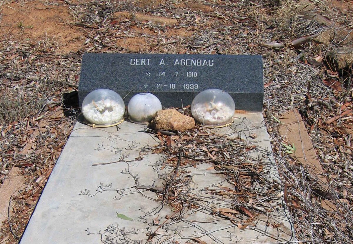 AGENBAG Gert A. 1910-1999