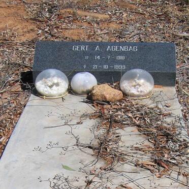 AGENBAG Gert A. 1910-1999