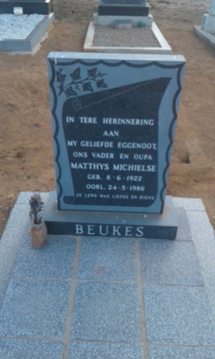 BEUKES Matthys Michielse 1922-1986