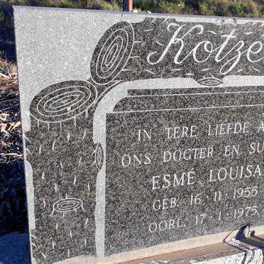 KOTZE Esme Louisa 1955-1975