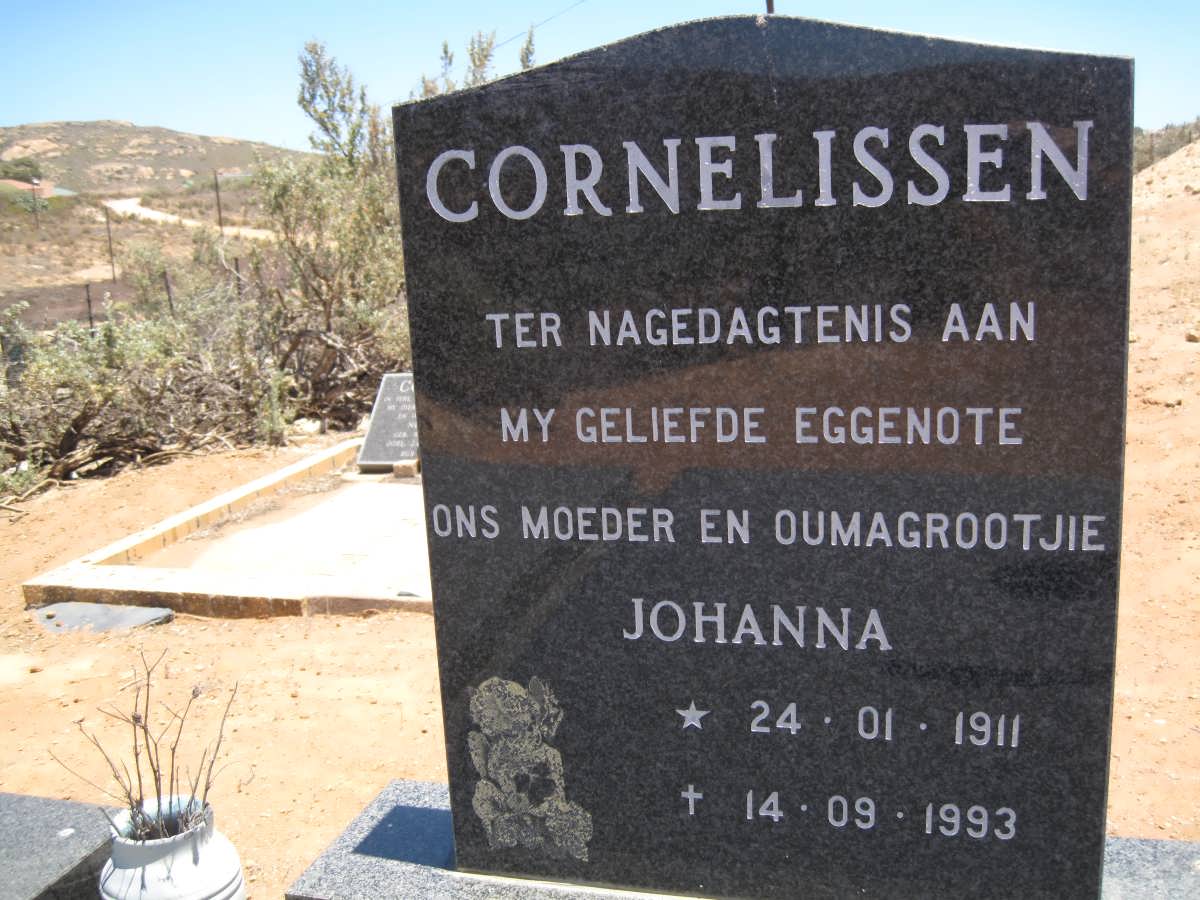 CORNELISSEN Johanna 1911-1993