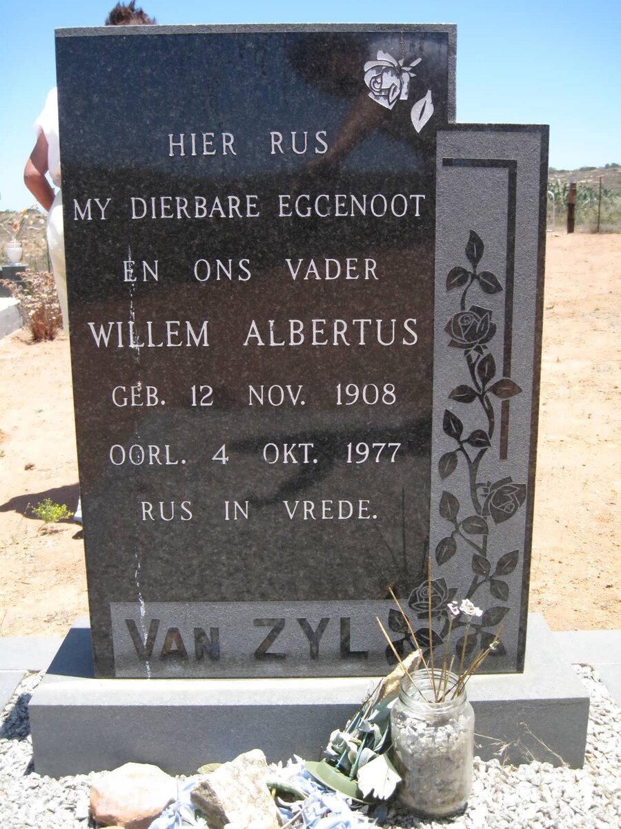 ZYL Willem Albertus, van 1908-1977