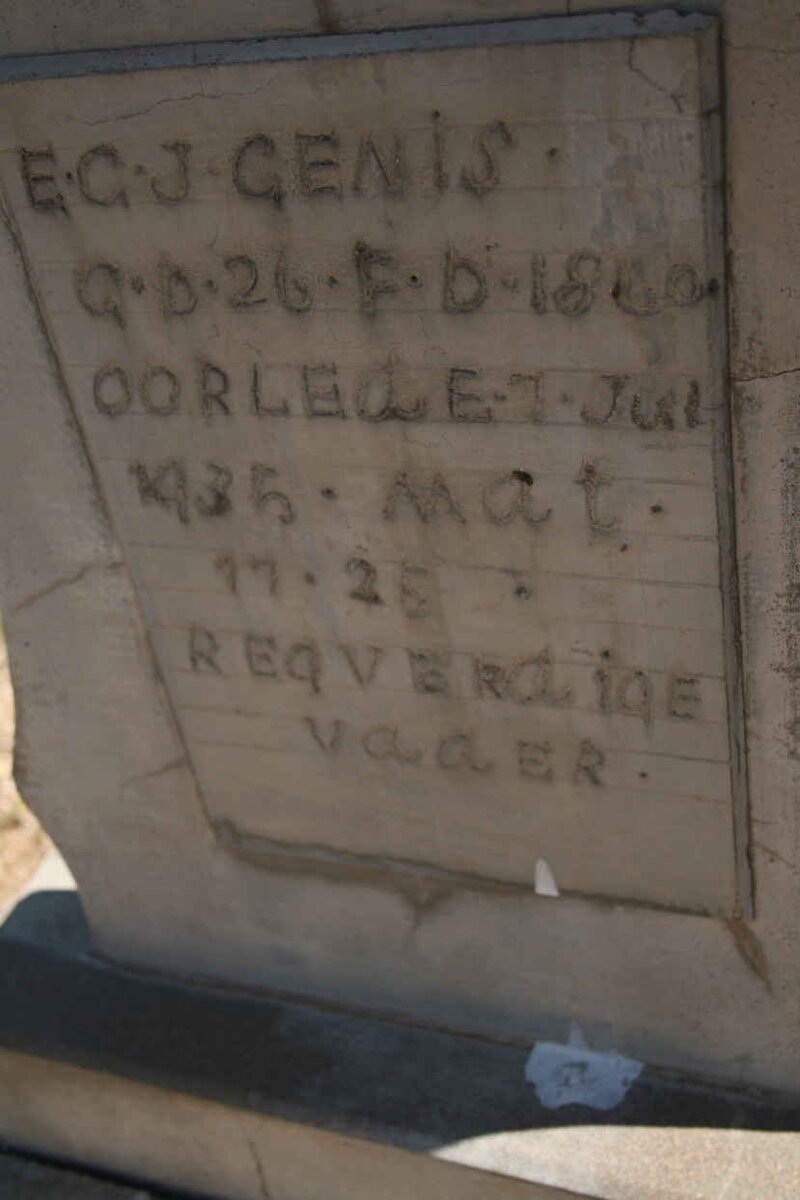 GENIS E.G.J. 1860-1935