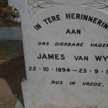WYK James, van 1894-1923 _2