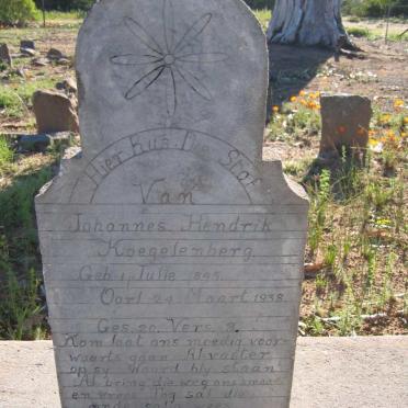 KOEGELENBERG Johannes Hendrik 1845-1938