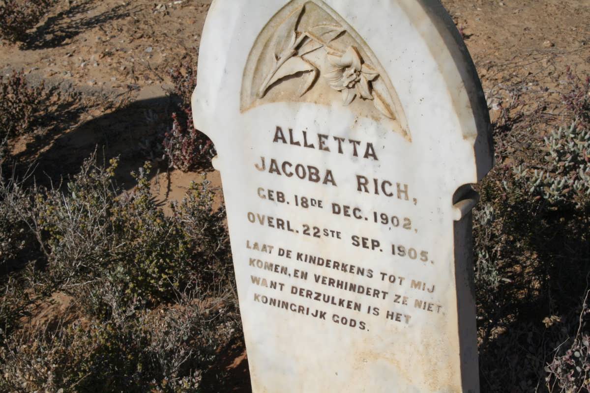 RICH Alletta Jacoba 1902-1905