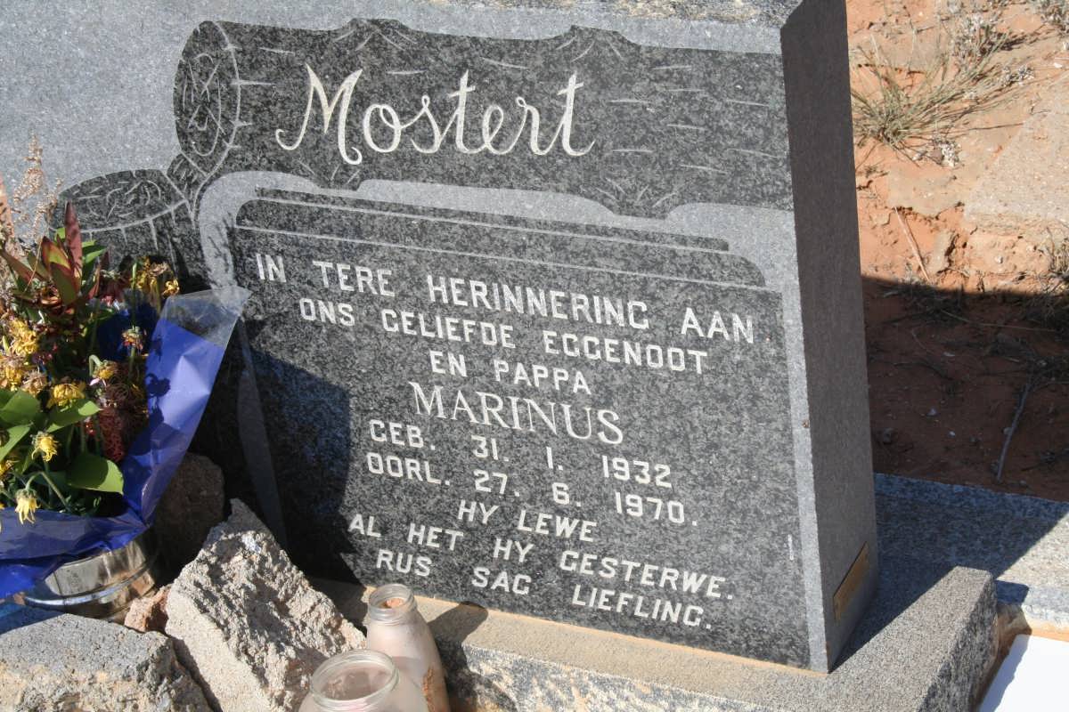 MOSTERT Marinus 1932-1970
