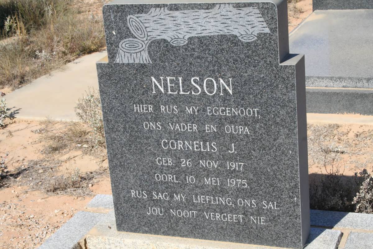 NELSON Cornelis J. 1917-1975