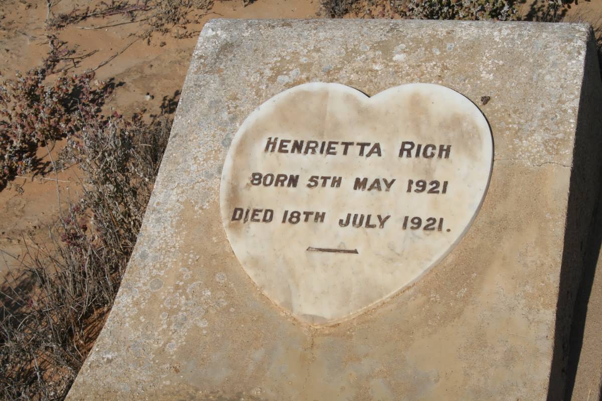 RICH Henrietta 1921-1921
