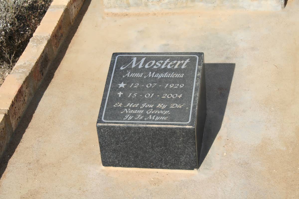 MOSTERT Anna Magdalena 1929-2004