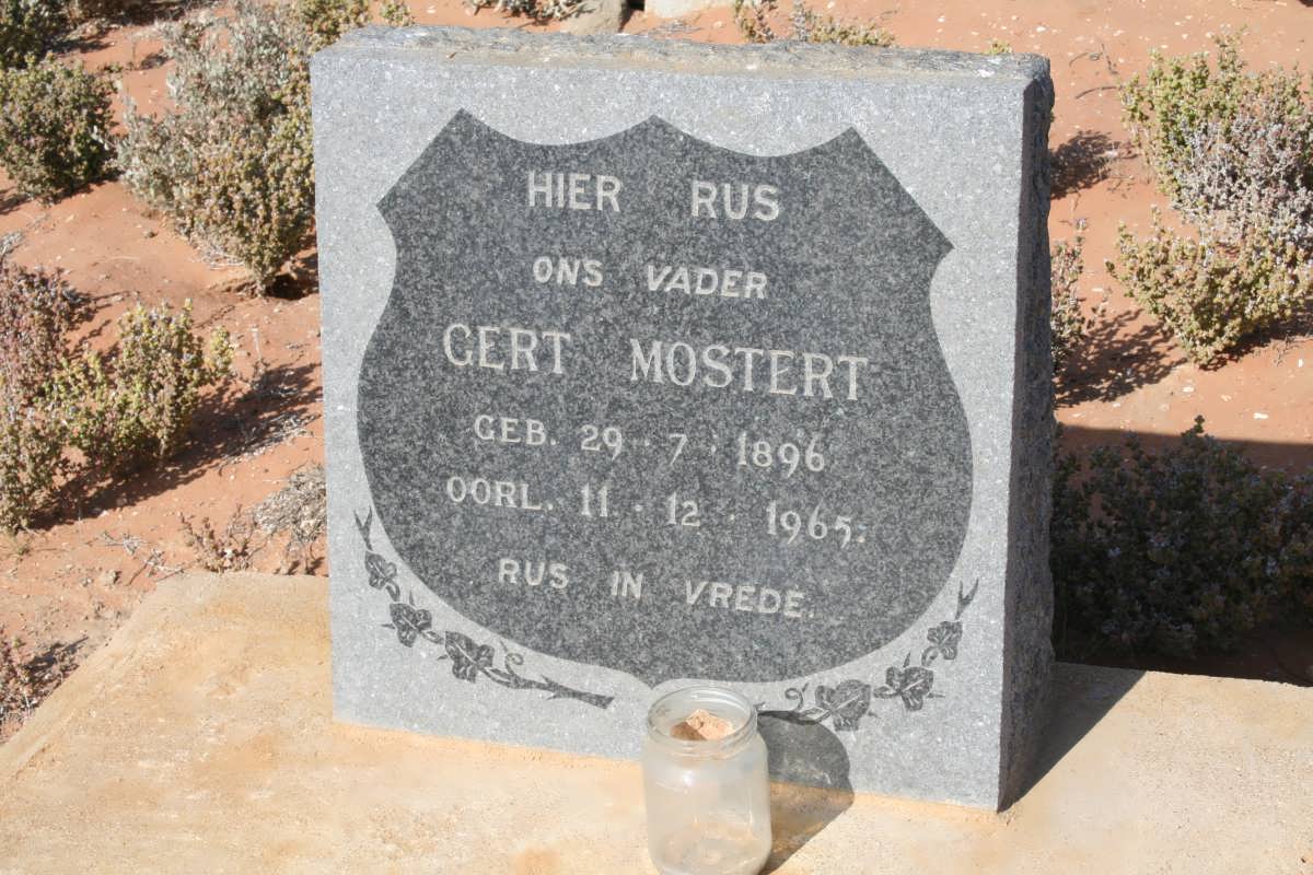 MOSTERT Gert 1896-1965