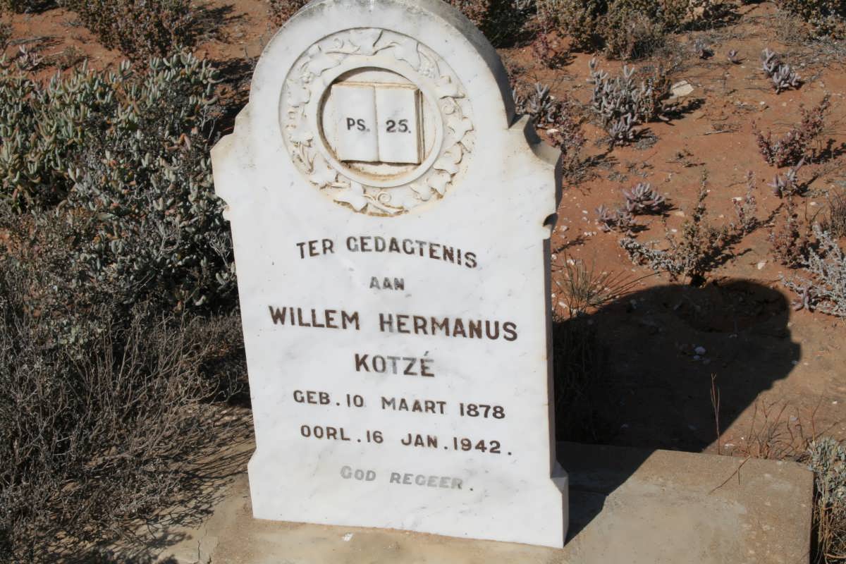 KOTZE Willem Hermanus 1878-1942