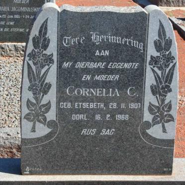 BERGH Cornelia C. 1907-1968