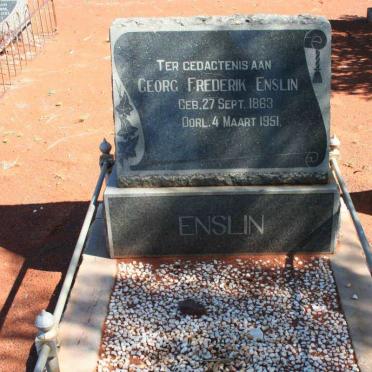 ENSLIN Georg Frederik 1863-1951