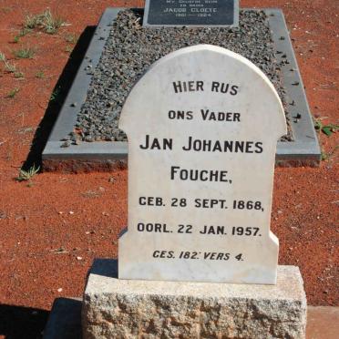 FOUCHE Jan Johannes 1868-1957