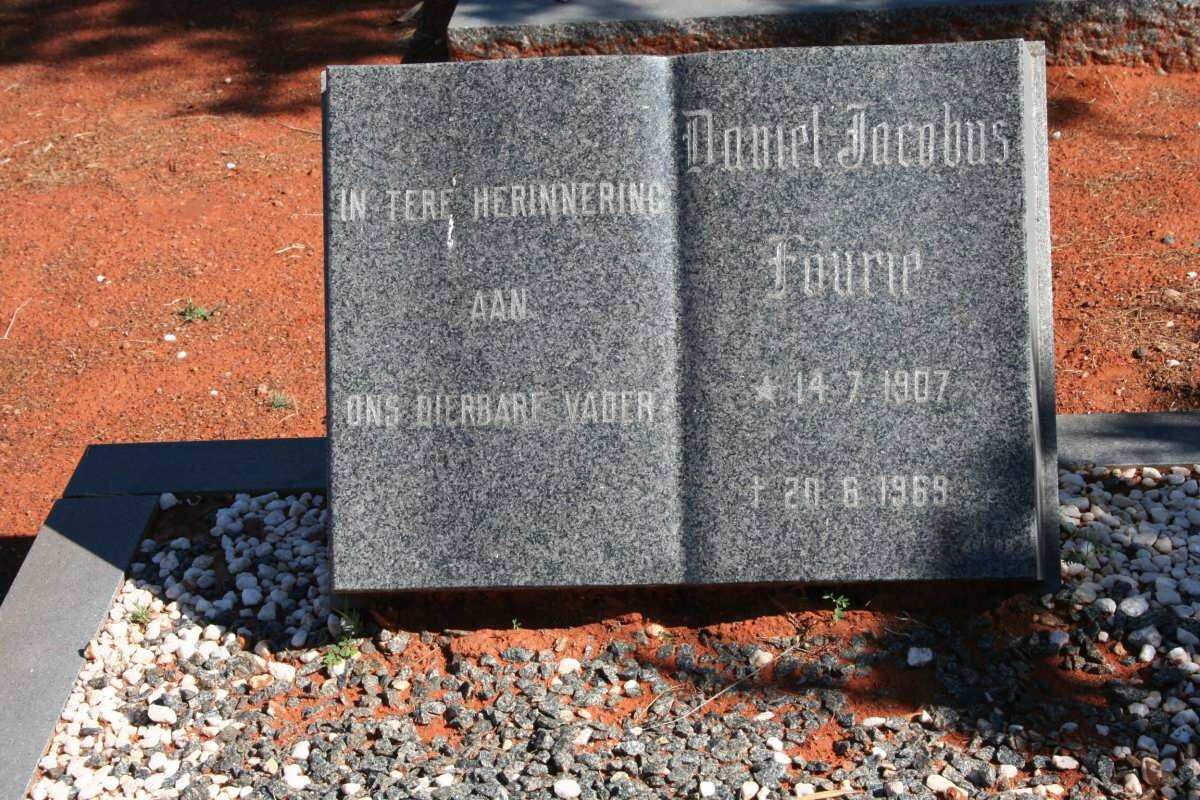 FOURIE Daniël Jacobus 1907-1969