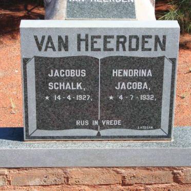HEERDEN Jacobus Schalk, van 1927-  &amp; Hendrina Jacoba 1932-