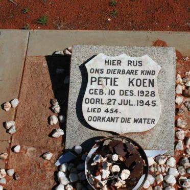 KOEN Petie 1928-1945