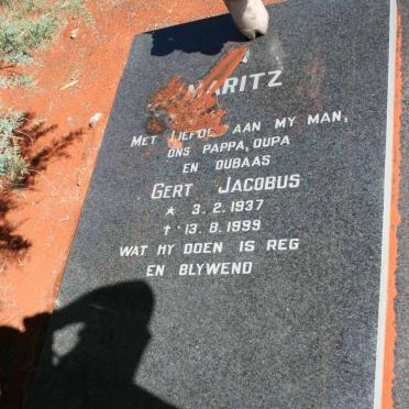MARITZ Gert Jacobus 1937-1999