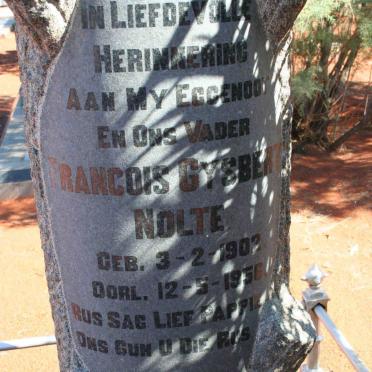 NOLTE Francois Gysbert 1902-1956