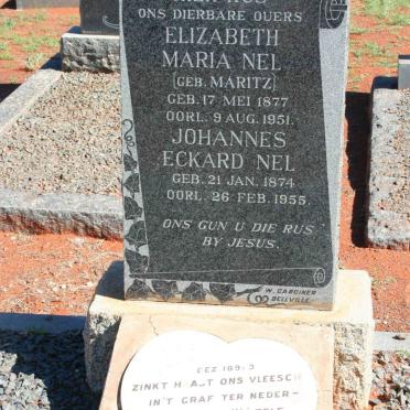 NEL Johannes Eckard 1874-1955 &amp; Elizabeth Maria MARITZ 1877-1951