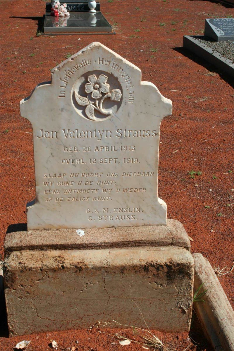 STRAUSS Jan Valentyn 1913-1919