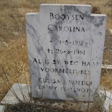 BOOYSEN Carolina 1912-1981
