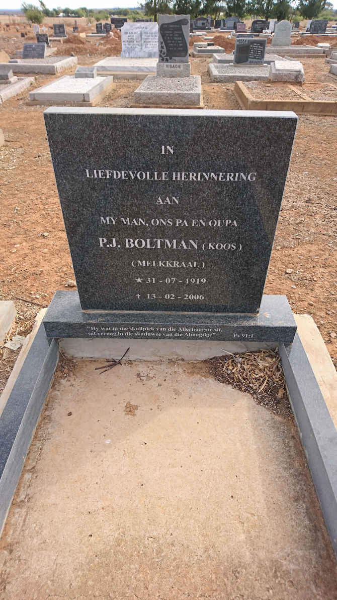 BOLTMAN P.J. 1919-2006