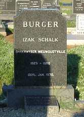 BURGER Izak Schalk 1950-1970