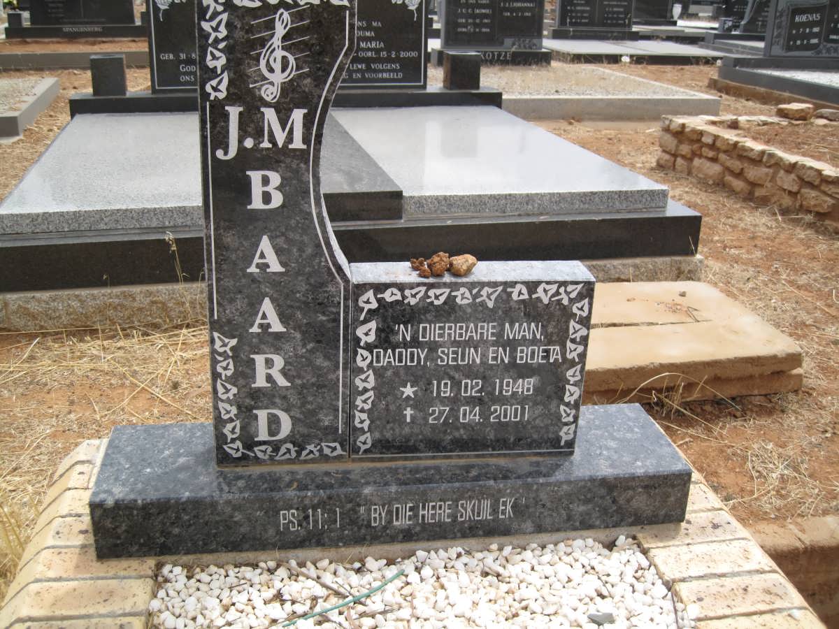 BAARD J.M. 1948-2001
