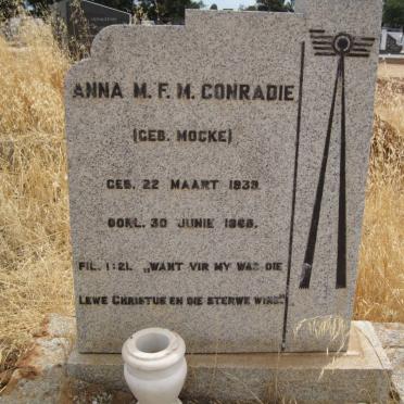 CONRADIE Anna M.F.M. nee MOCKE 1939-1968