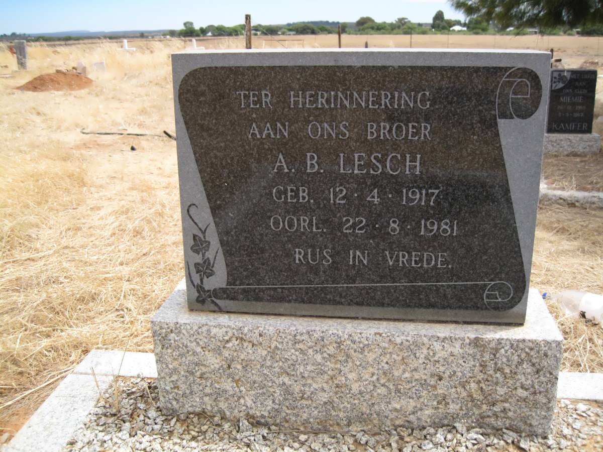 LESCH A.B. 1917-1981